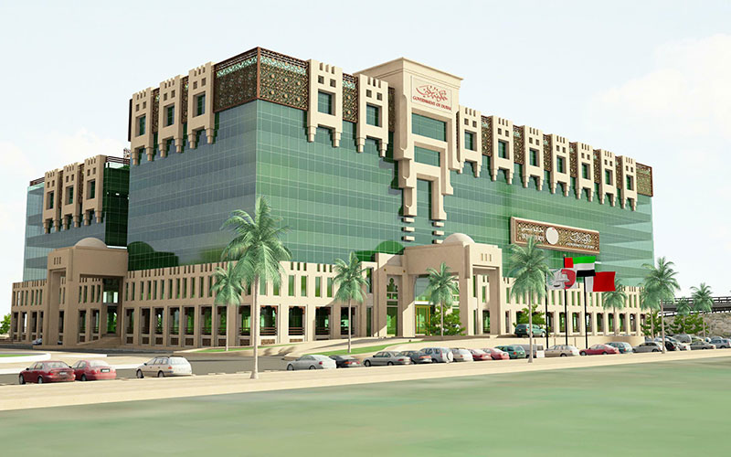 DUBAI COURTS OFFICE (B+G+7)& PARKING(B+G+8)  BUILDING PROJECT
